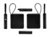 Внешний аккумулятор со встроенным кабелем USB-C Дэнси, 5000 мАч, черный