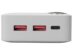 Внешний аккумулятор Mild Pro c быстрой зарядкой QC/PD, soft-touch, 20 000 mAh, белый
