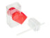 Бутылка для воды JUICY DRINK BOX, 290 мл, прозрачный, красный