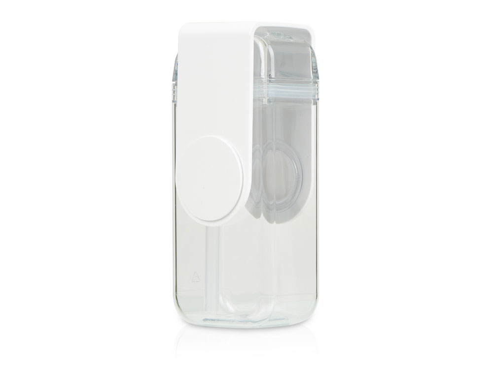 Бутылка для воды JUICY DRINK BOX, 290 мл, прозрачный, белый
