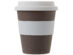 Стакан из бамбукового волокна Café, белый, серый
