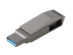 Флешка USB Type-C и USB 3.0 Тесла, темно-серый, 64 Гб