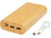 Портативное зарядное устройство Tulda из бамбука, 20000 mAh