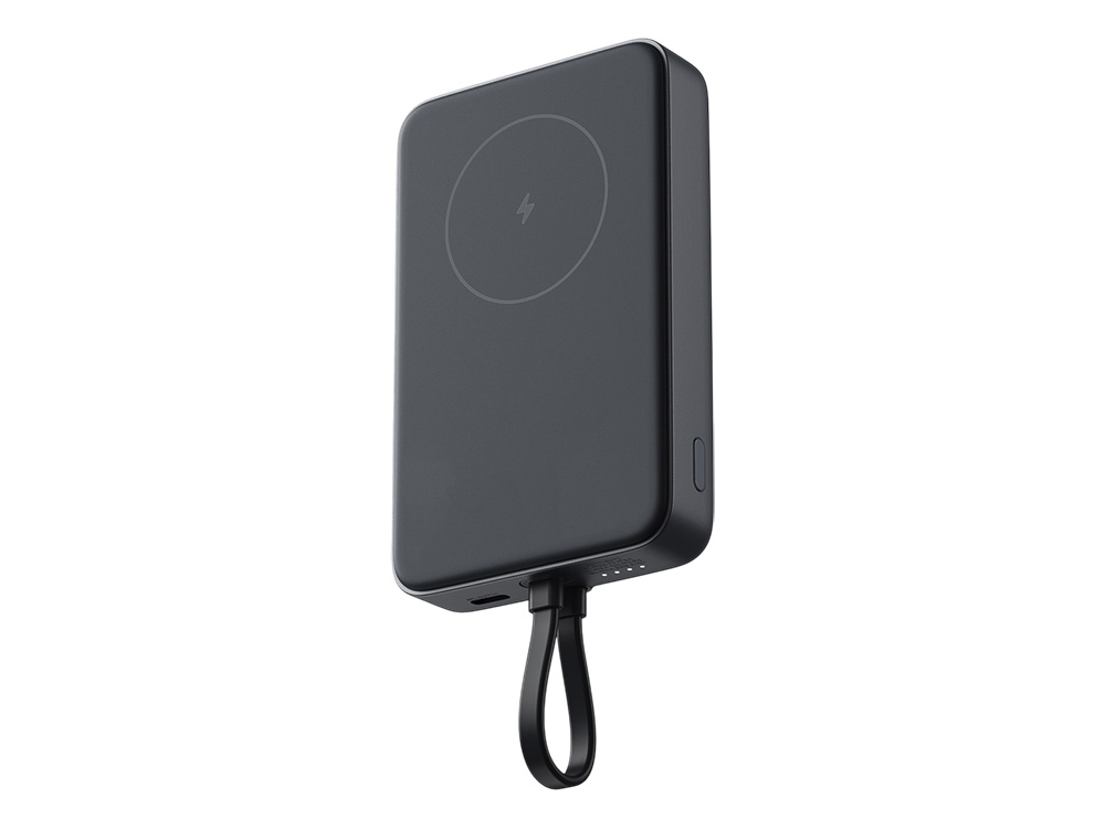 Внешний аккумулятор с кабелем Xiaomi 33W Magnetic Power Bank (Integrated Cable), 10000 мАч, серый