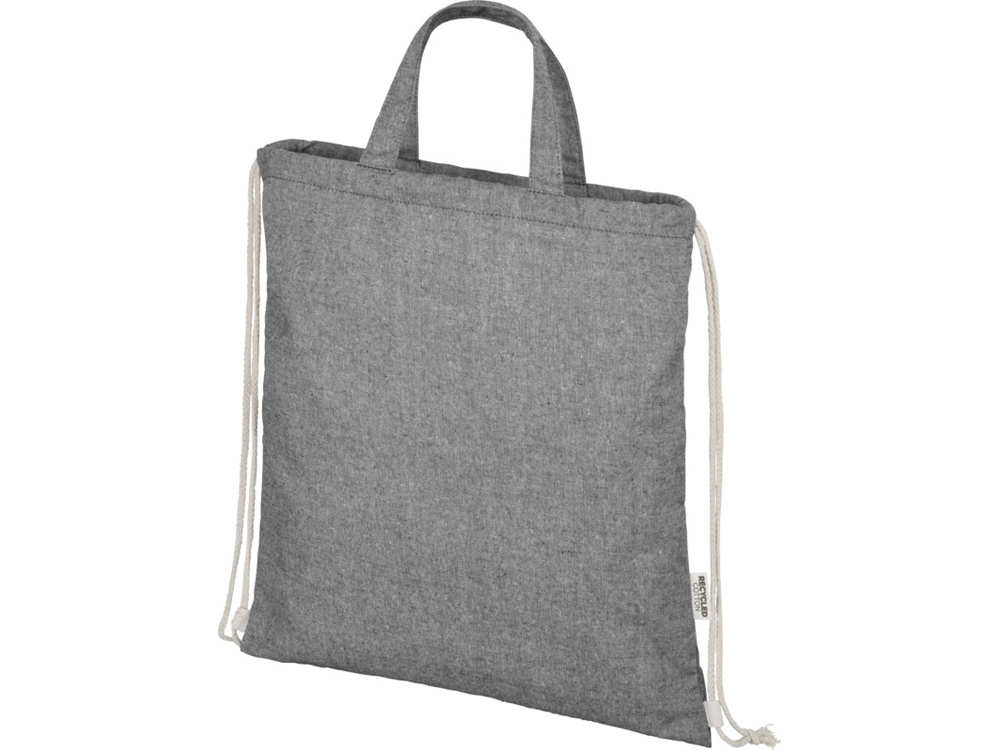 Рюкзак со шнурком Pheebs, 150 г/м2, черный
