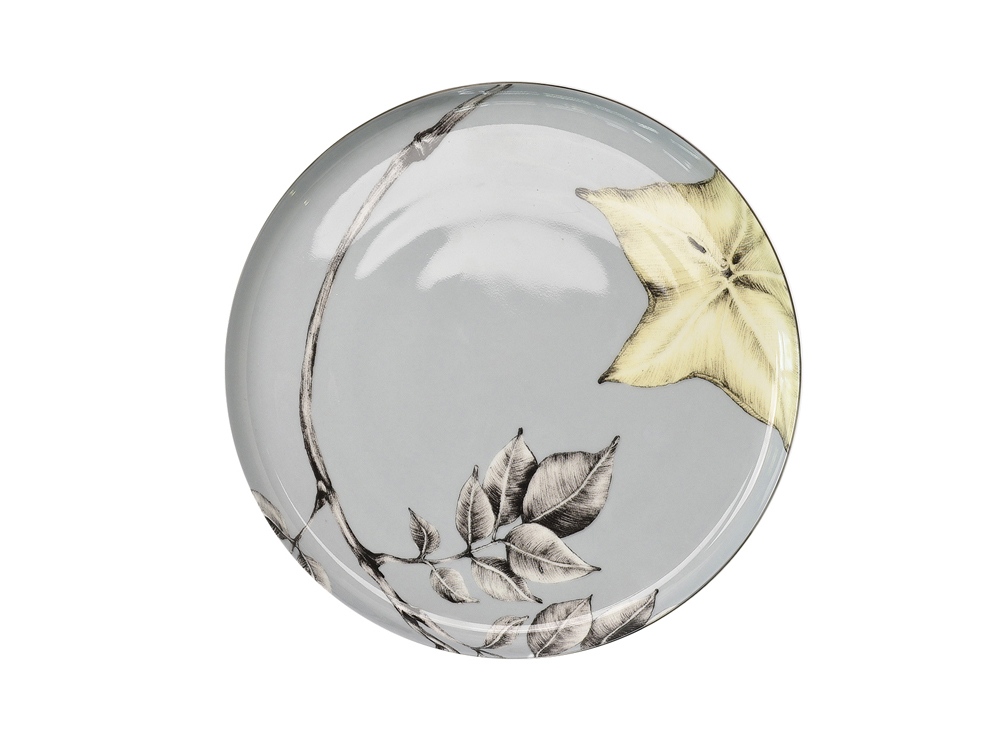 Тарелка PLATE 2 BAN, голубой, желтый