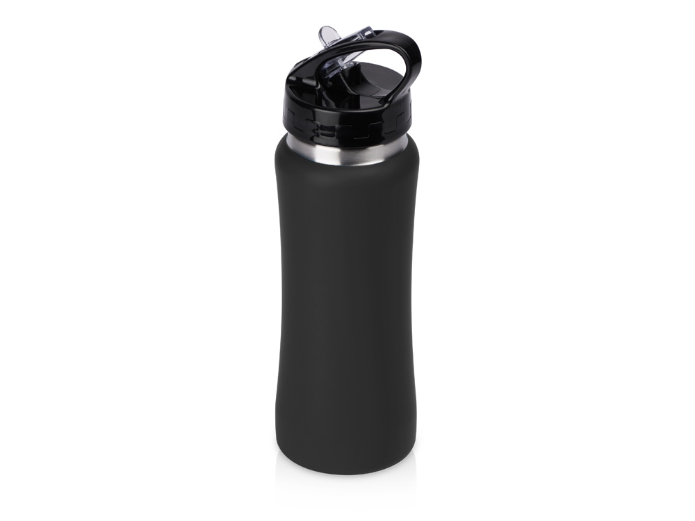 Бутылка для воды Bottle C1, soft touch, 600 мл, черный
