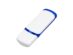 USB 3.0- флешка на с цветными вставками, белый, синий, 64 Гб