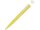 Ручка шариковая металлическая Brush Gum, soft-touch, желтый