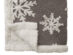 Плед Snowflake новогодний с капюшоном