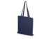 Сумка из хлопка Carryme 105, 105 г/м2, темно-синий