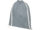 Рюкзак со шнурком Tenes из хлопка 140 г/м², серый