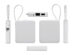 Внешний аккумулятор со встроенным кабелем USB-C Дэнси, 5000 мАч, белый