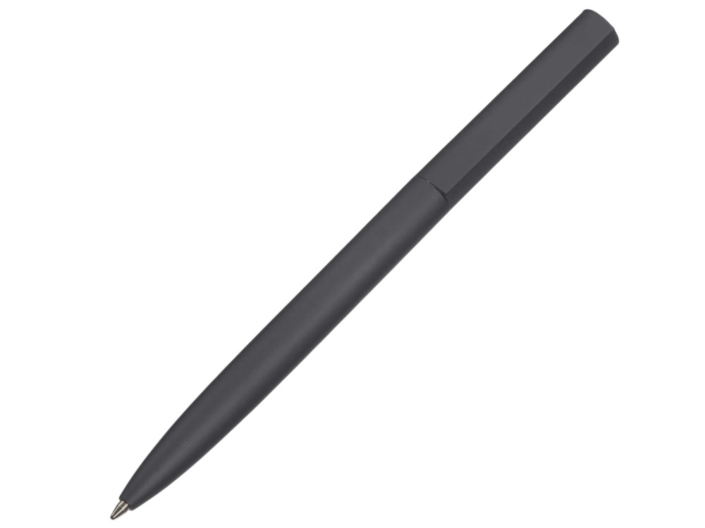 Ручка металлическая шариковая Minimalist, софт-тач, антрацит