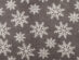 Плед Snowflake новогодний с капюшоном