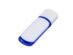 USB 3.0- флешка на с цветными вставками, белый, синий, 64 Гб