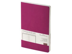 Ежедневник недатированный А5 Megapolis Velvet Flex, розовый