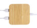 USB-хаб с беспроводной зарядкой из бамбука Plato, 5 Вт