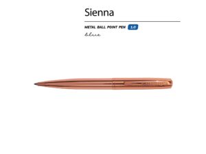 Ручка металлическая шариковая Sienna, золотистый