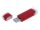 USB 2.0- флешка промо на прямоугольной классической формы, красный, 16 Гб