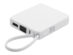 Внешний аккумулятор со встроенным кабелем USB-C Дэнси, 5000 мАч, белый