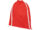 Рюкзак со шнурком Tenes из хлопка 140 г/м², красный