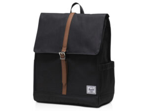 Herschel City рюкзак из переработанного материала, черный