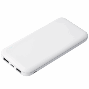 Внешний аккумулятор с подсветкой Люче (Luce) 10000 mAh, белый