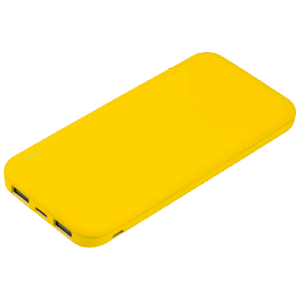 Внешний аккумулятор с подсветкой Люче (Luce) 10000 mAh, желтый