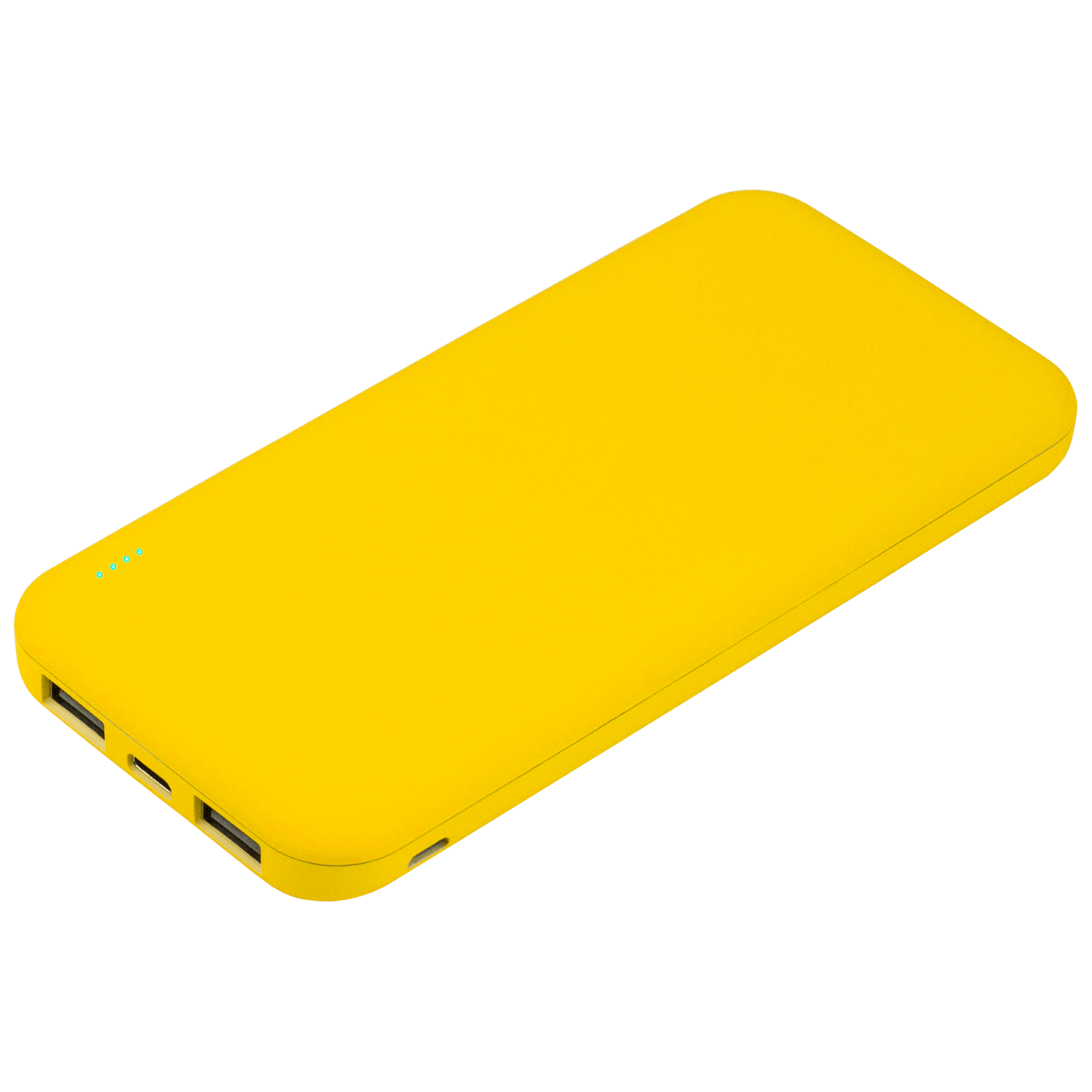 Внешний аккумулятор с подсветкой Люче (Luce) 10000 mAh, желтый