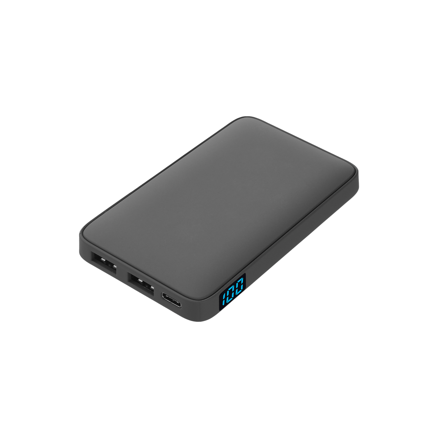 Внешний аккумулятор с подсветкой Анкор (Ancor) 5000 mAh, серый