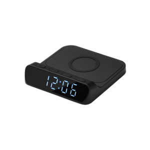 Зарядная станция с часами 15W Ригель (Rigel), черная
