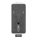 Внешний аккумулятор с подсветкой Анкор Плюс PD (Ancor PD Plus) 10000 mAh, серый