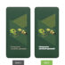 Внешний аккумулятор с подсветкой Анкор Плюс PD (Ancor PD Plus) 10000 mAh, зеленый