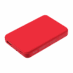 Внешний аккумулятор Ларго PD (Largo PD) 5000mAh с функцией беспроводной зарядки 15W, красный