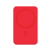 Внешний аккумулятор Ларго PD (Largo PD) 5000mAh с функцией беспроводной зарядки 15W, красный