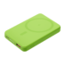 Внешний аккумулятор Ларго PD (Largo PD) 5000mAh с функцией беспроводной зарядки 15W, салатовый