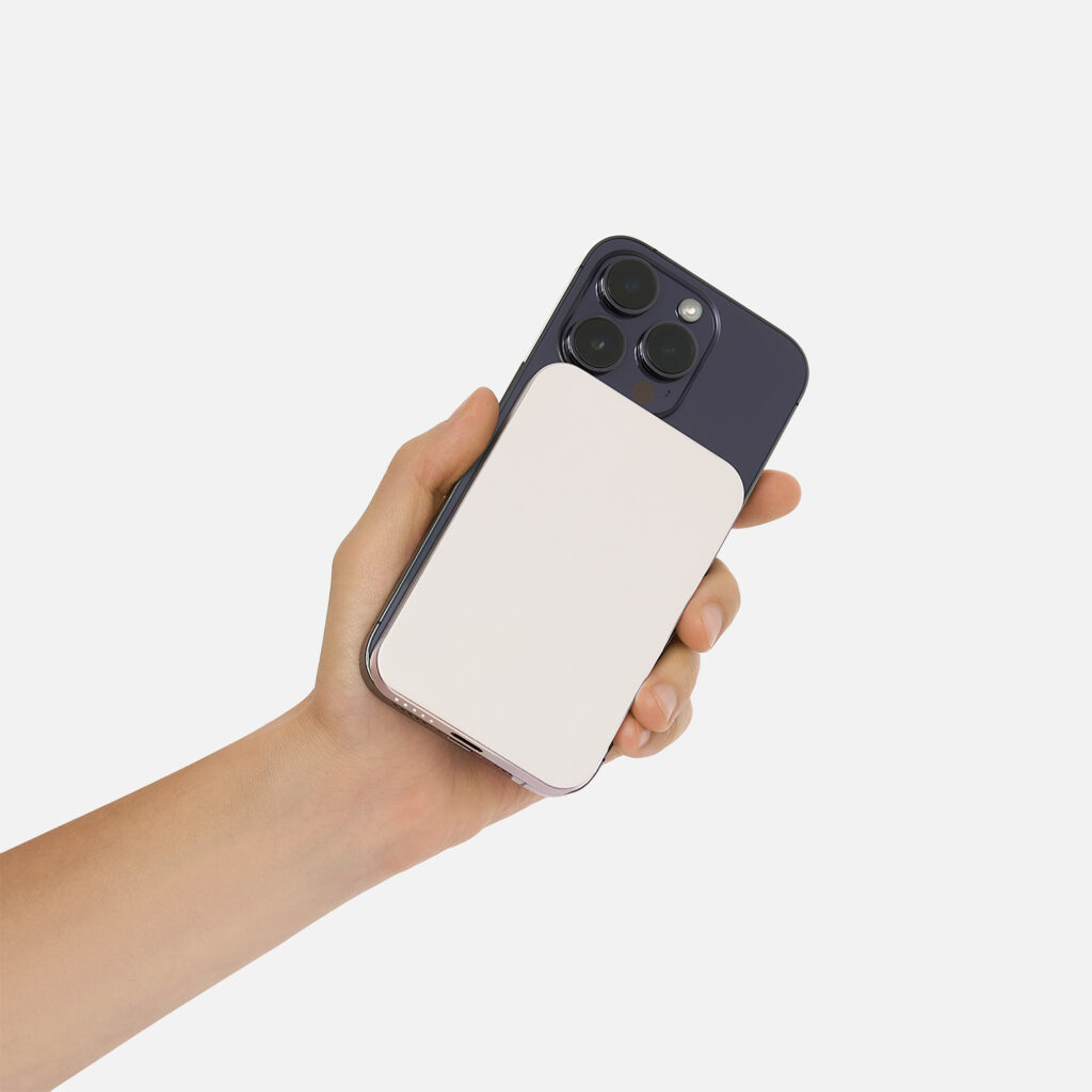 Внешний аккумулятор Артекс PD (Artex PD) 5000mAh с функцией беспроводной зарядки 15W, титановый