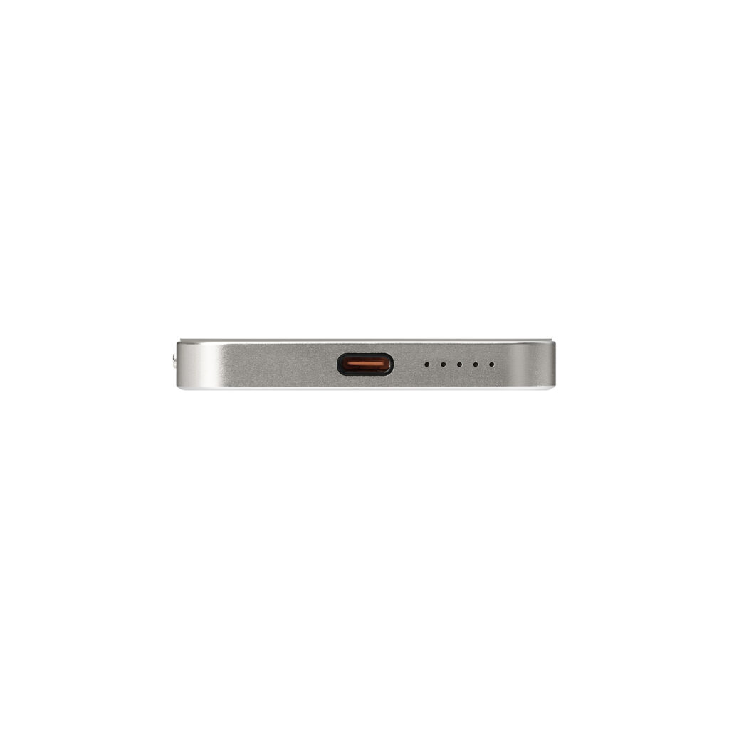 Внешний аккумулятор Артекс PD (Artex PD) 5000mAh с функцией беспроводной зарядки 15W, титановый