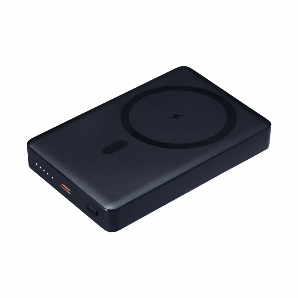 Внешний аккумулятор Атлантис Плюс PD (Atlantis PD Plus) 10000mAh с функцией беспроводной зарядки 15W, синий