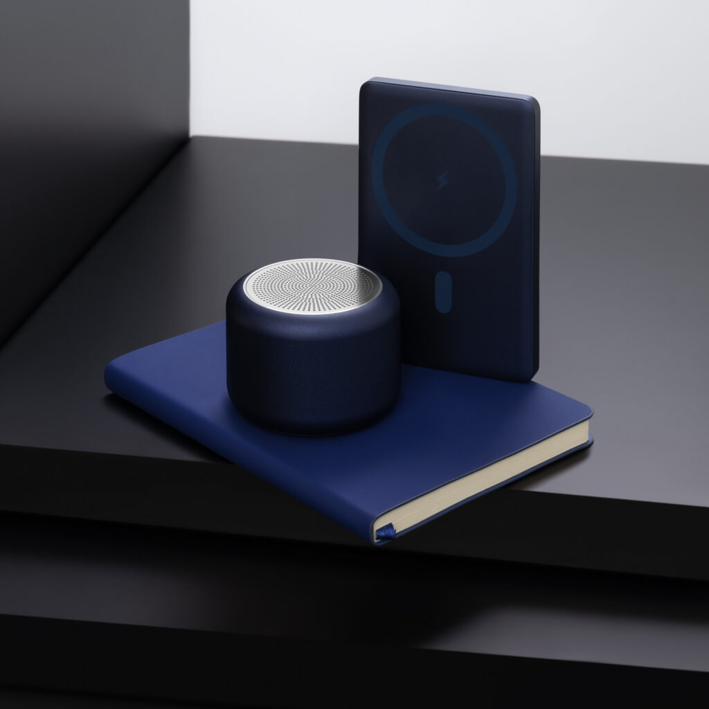 Беспроводная колонка Пэшн (Passion) 80dB 600 mAh (Bluetooth 5.4), синяя