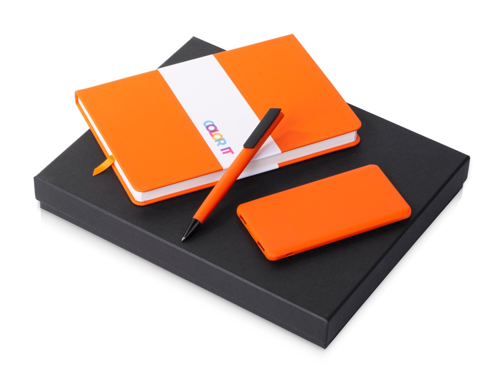 Подарочный набор COLOR IT c блокнотом, ручкой и повербанком, 5000 mAh — изображение 21
