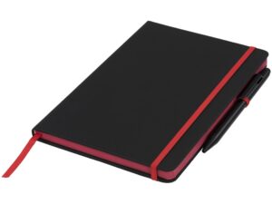 Блокнот А5 Noir Edge, черный, красный