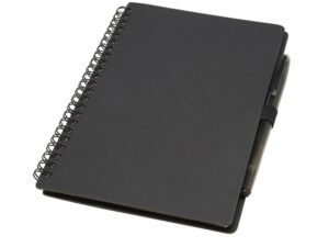 Блокнот А5 Slate с шариковой ручкой, черный