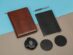 Бизнес-блокнот на молнии А5 Fabrizio с RFID защитой и ручкой, синий, темно-синий