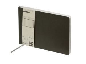 Скетчбук B5 Sketch & Art 200 г/м2, soft-touch, серый