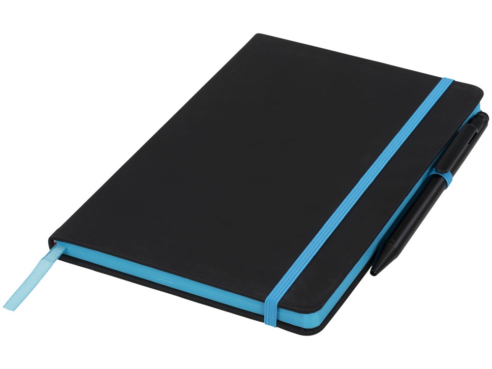 Блокнот А5 Noir Edge, черный, синий