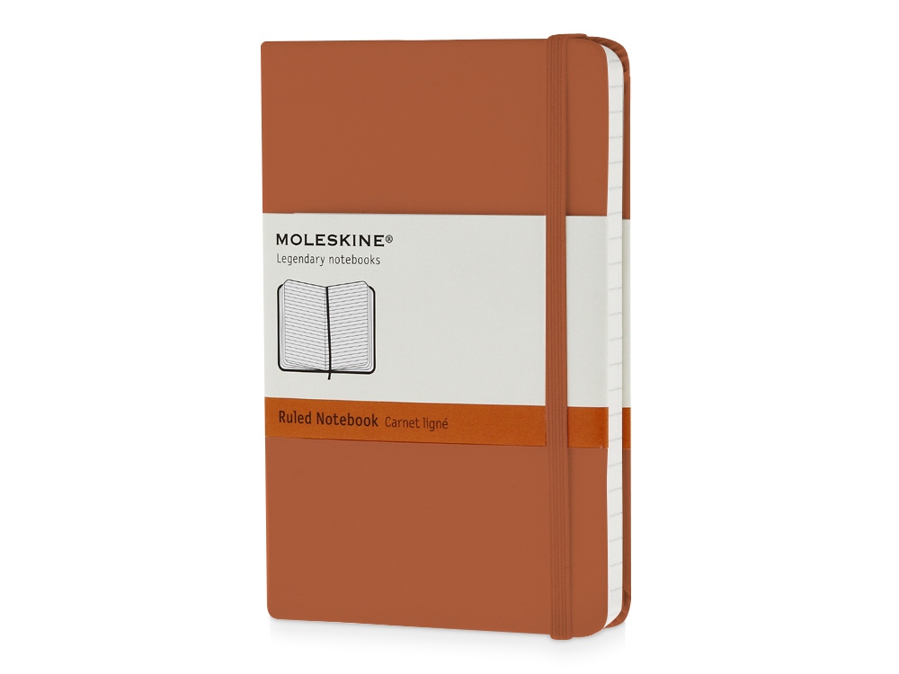 Записная книжка А6 (Pocket) Classic (в линейку), оранжевый