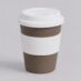 Стакан из бамбукового волокна Café, белый, серый
