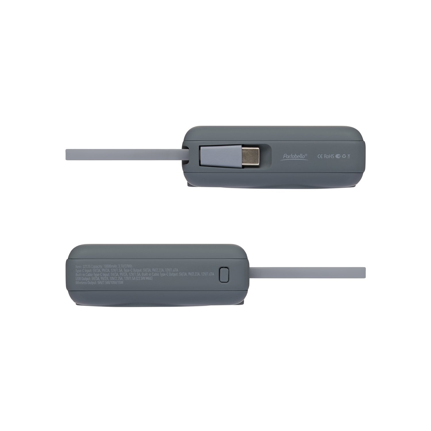 Внешний аккумулятор с подсветкой Риттер PD (Ritter PD) 10000mAh с функцией беспроводной зарядки 15W — изображение 33